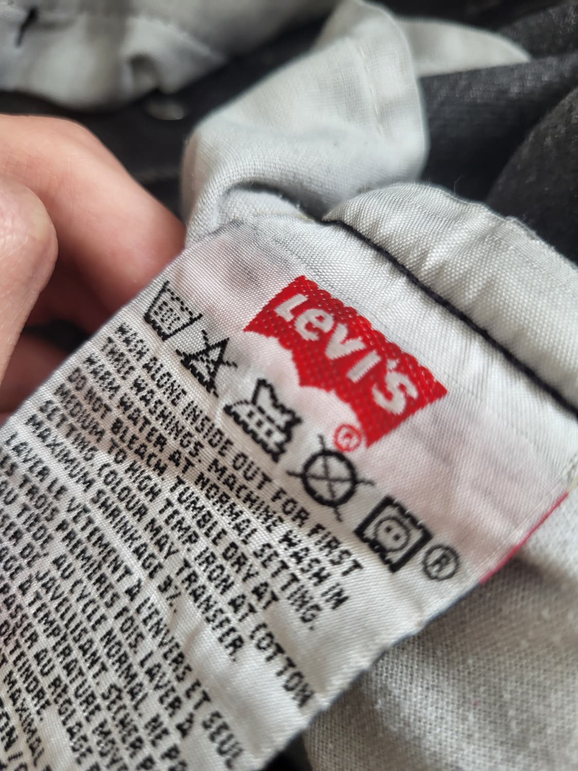 90s Levis 501 black 상품이미지4