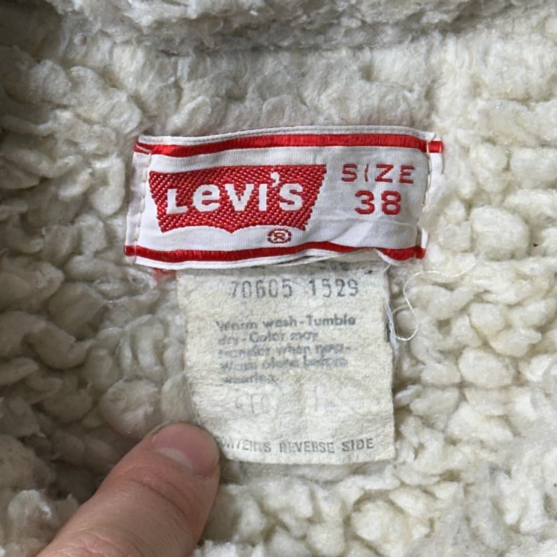 80s usa 리바이스 코듀로이 셰르파 자켓 (L/old-8461) 상품이미지7