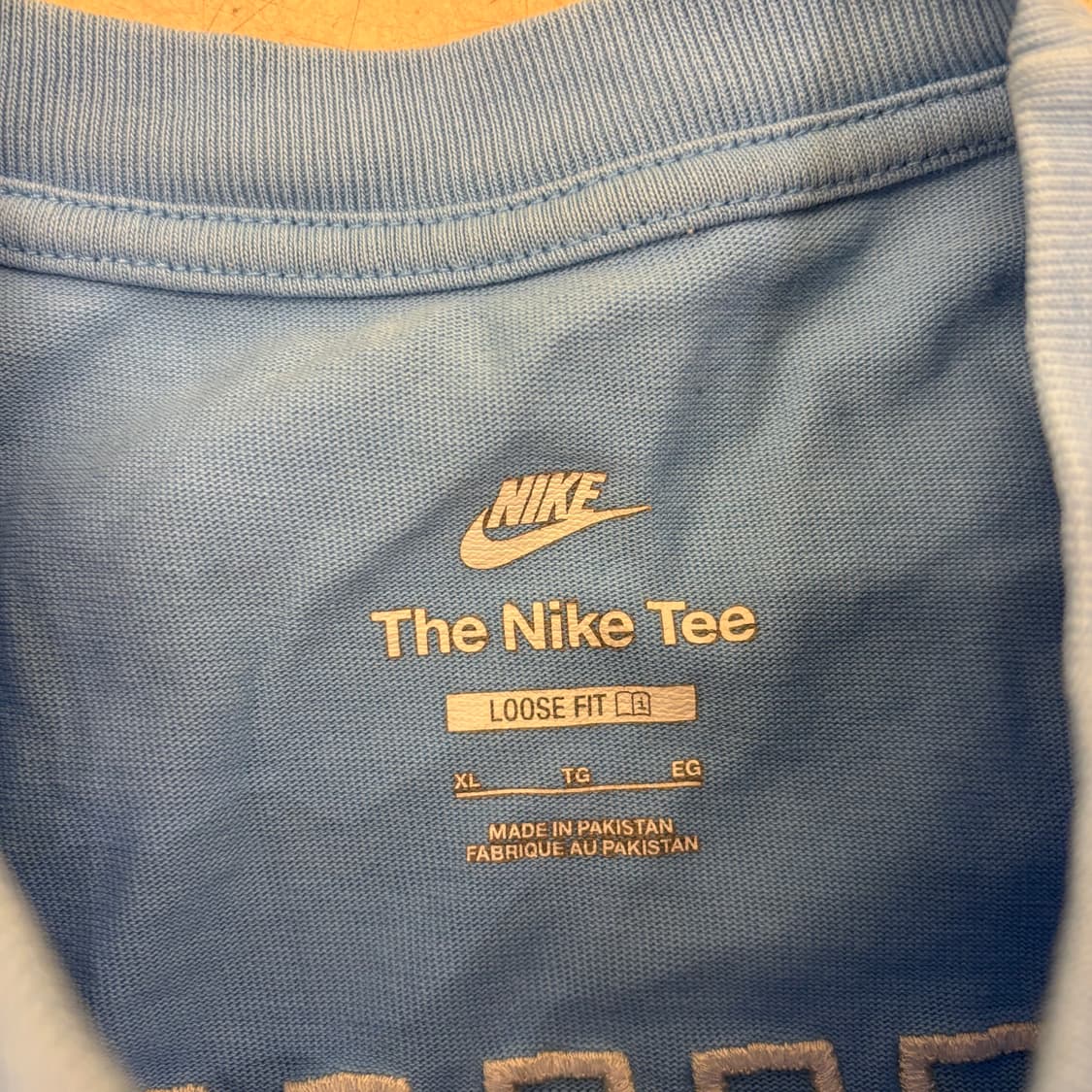 나이키 빅로고 스카이블루 반팔티 상품이미지4