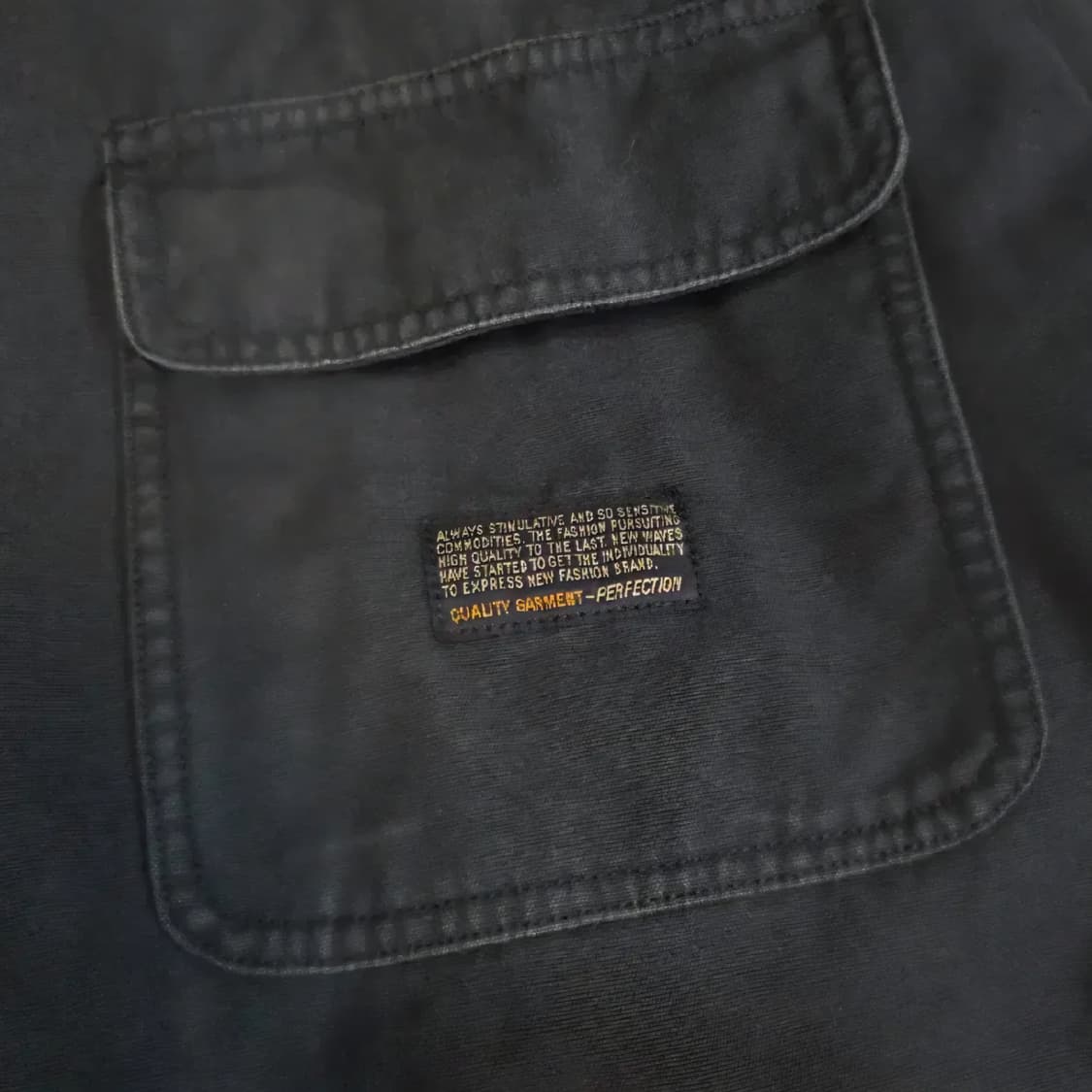 JPN 90s 유니클로 코듀로이 카라 코튼 워크 자켓 (실XL) 상품이미지2