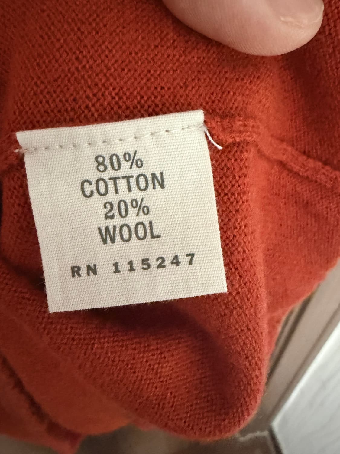 루엘 브이넥 니트 스웨터 S 상품이미지4