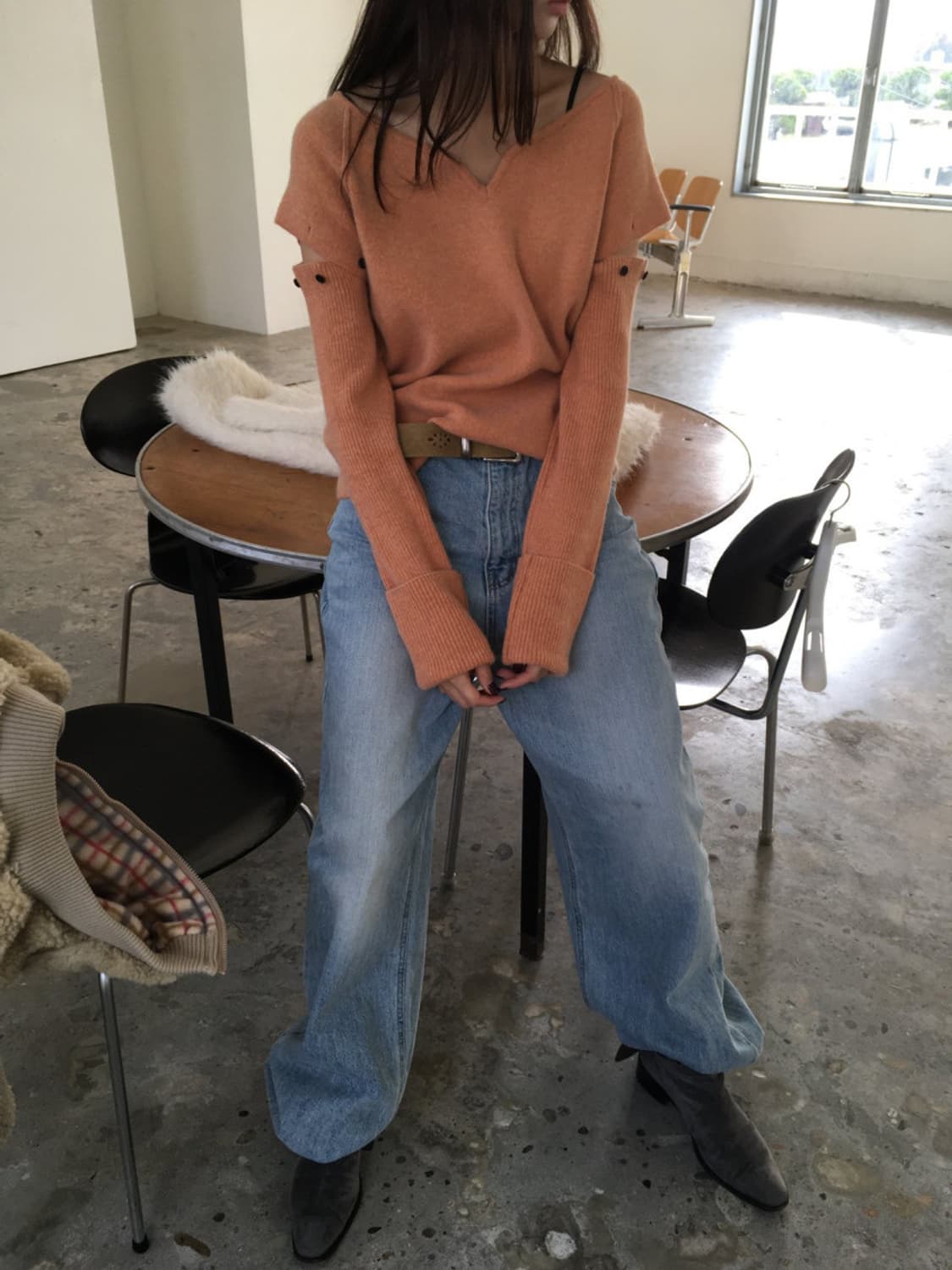 BREATHE  브리드 암워머 니트 상품이미지5