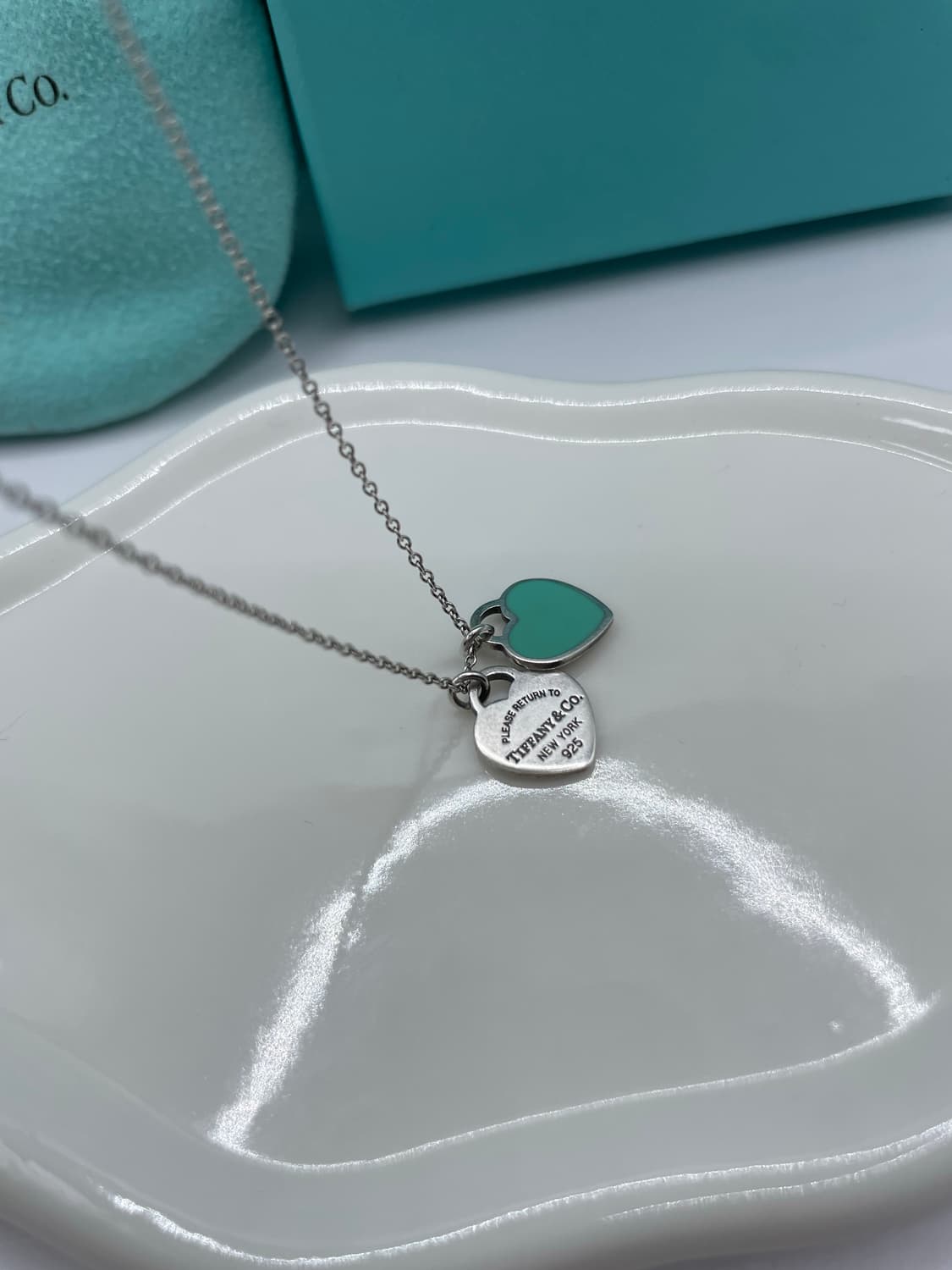 티파니앤코 목걸이 리턴 투 더블 하트 네크리스 미니 상품이미지5