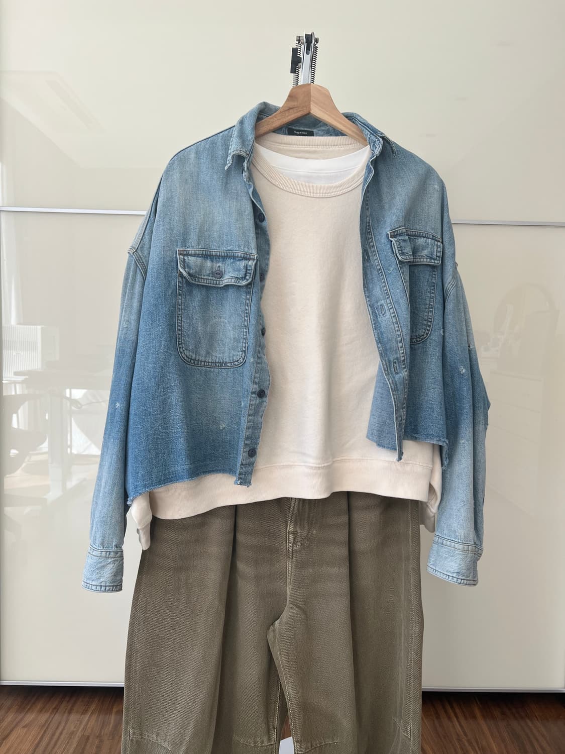 R13 면 팬츠 상품이미지1