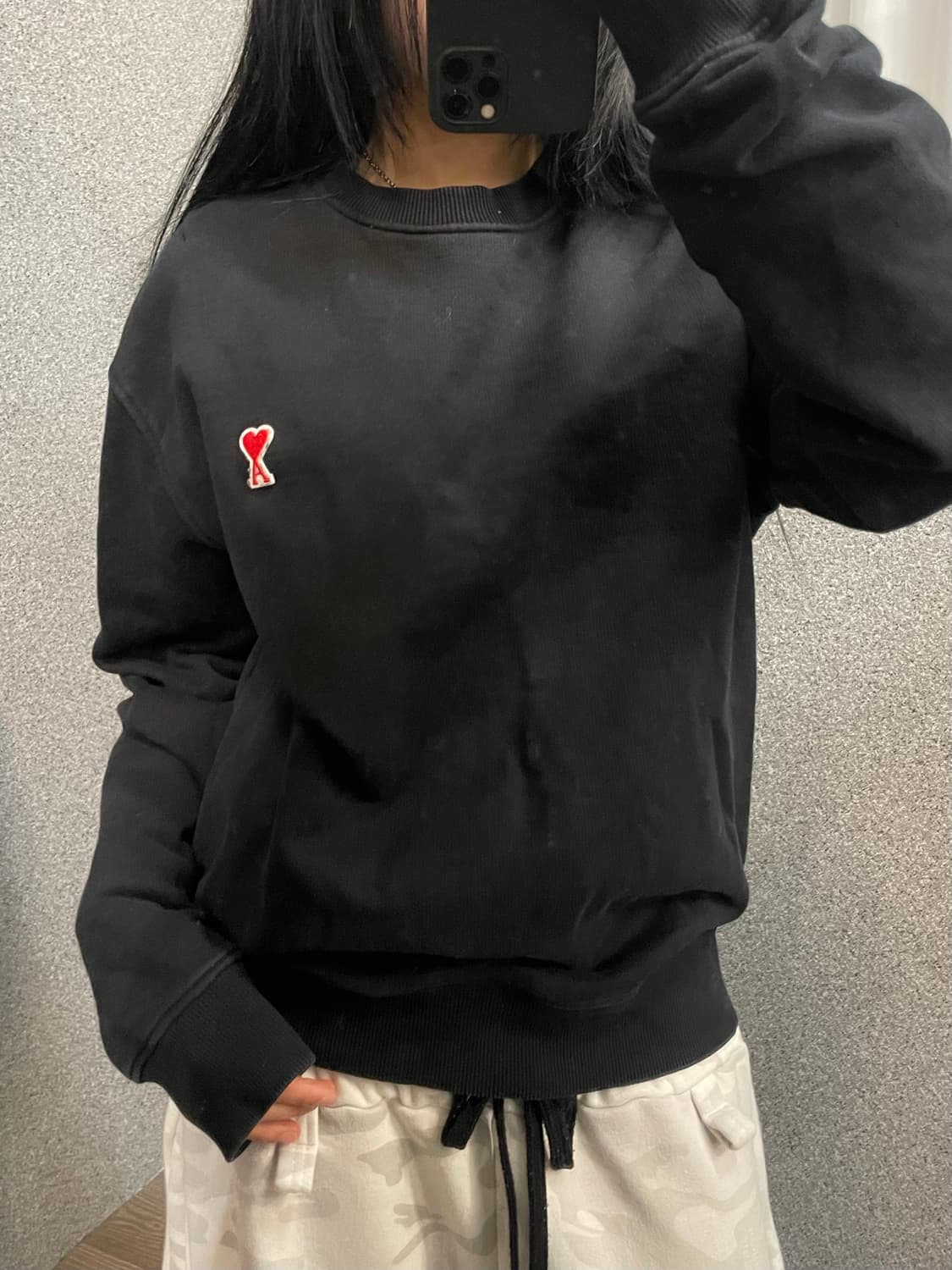 Ami Heart logo sweatshirt 상품이미지1