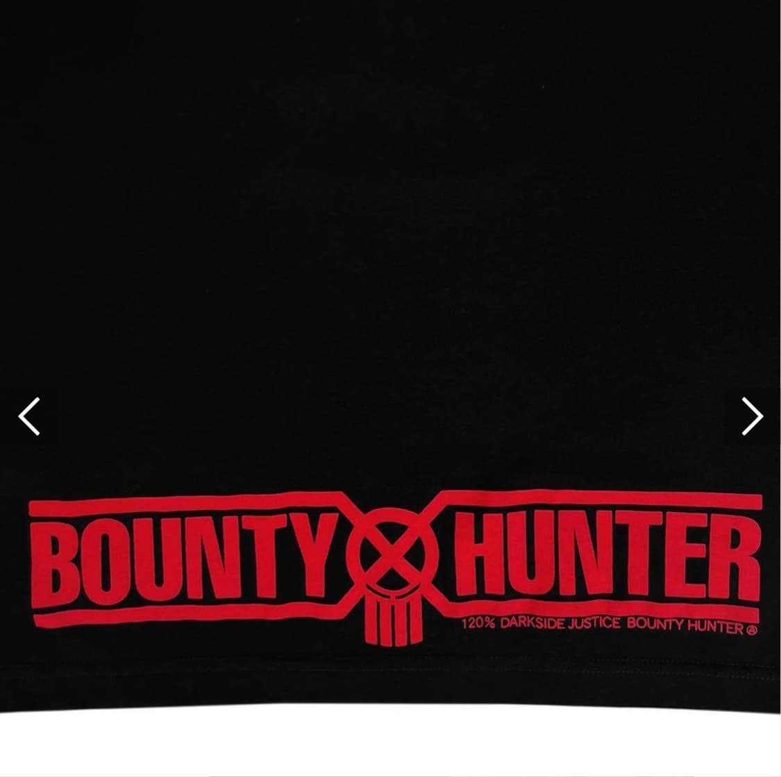 바운티헌터 블랙레드 로고 반팔 티셔츠(XXL) 상품이미지7