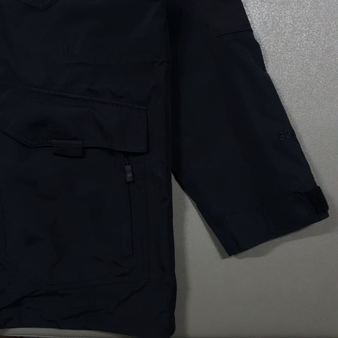 XL) 코오롱스포츠 엑스퍼트 고어텍스 바람막이 후드 자켓 블랙 고프코어 상품이미지6