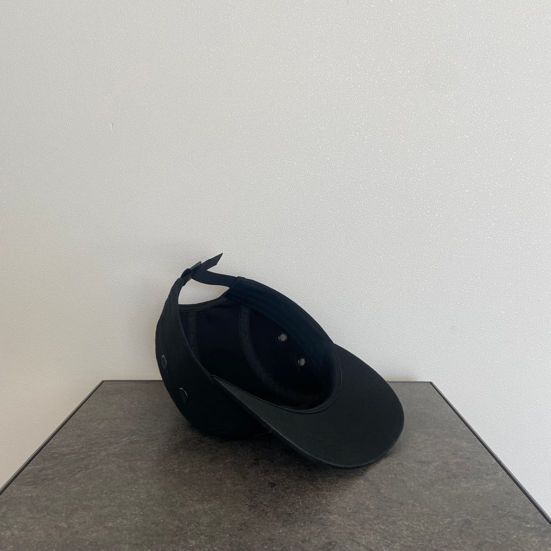 슈프림 밀리터리 워시드 블랙 박스로고 캠프캡 모자 상품이미지7