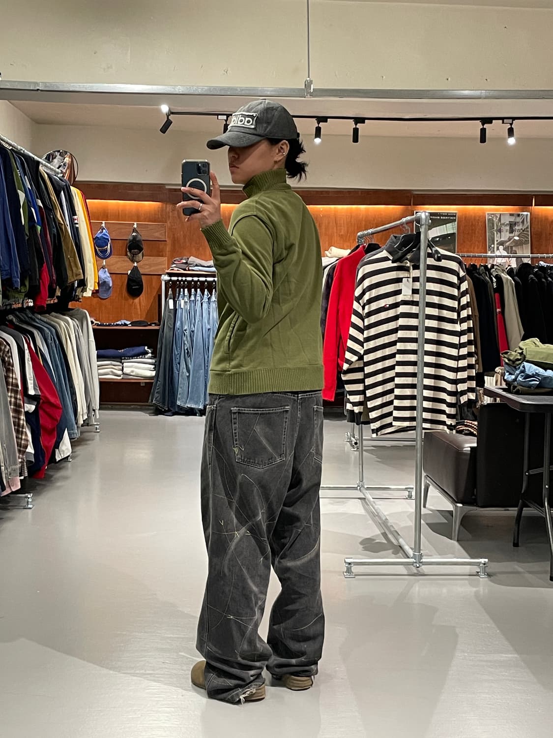 빈티지 투웨이 집업 자켓 상품이미지4