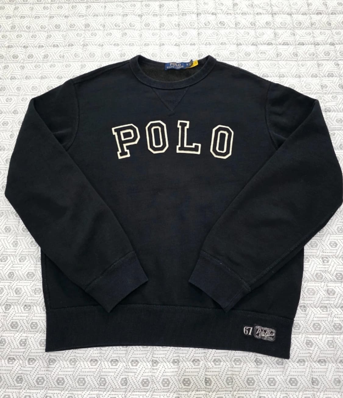 폴로 랄프로렌 블랙 맨투맨 M 신형 상품이미지3