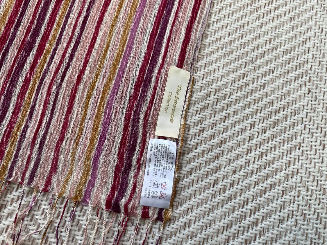 빈티지 에스닉 울 머플러 J03391 상품이미지5