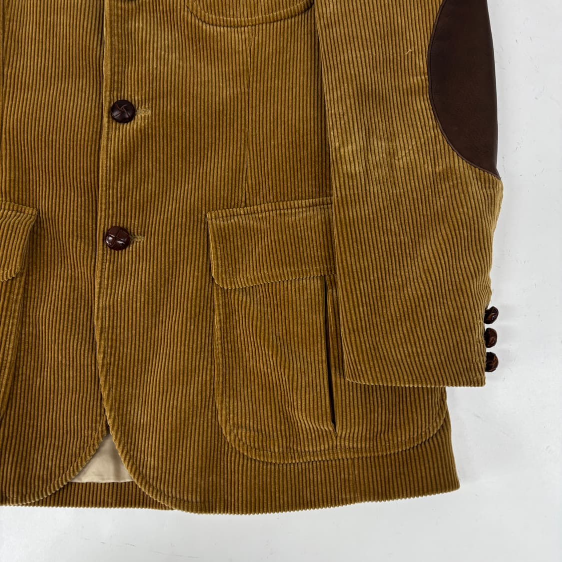 폴로 코듀로이 레더 패치 블레이저 자켓 상품이미지3