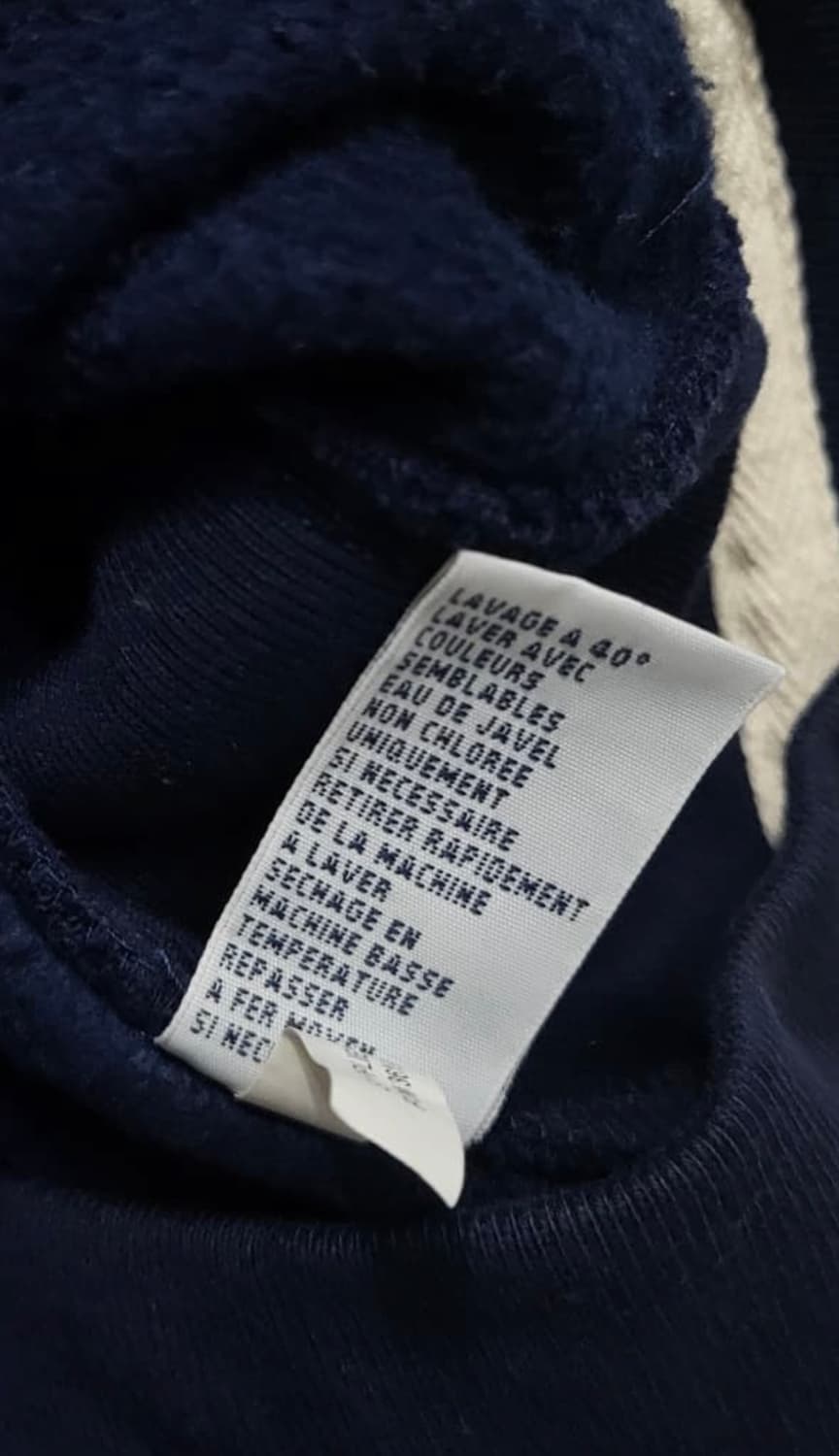 폴로 후드집업 네이비 상품이미지4