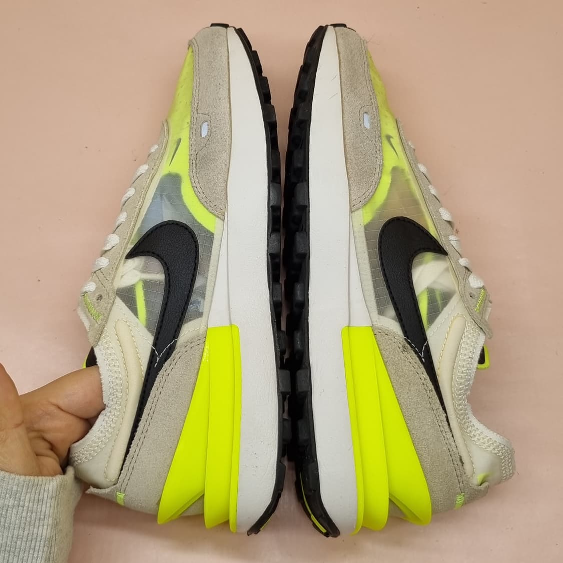나이키 와플원 형광 운동화 240 상품이미지5