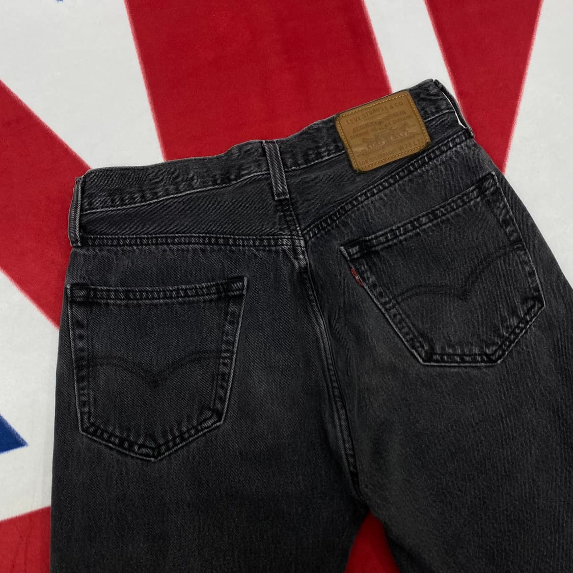 리바이스 흑청데님팬츠 28 상품이미지4