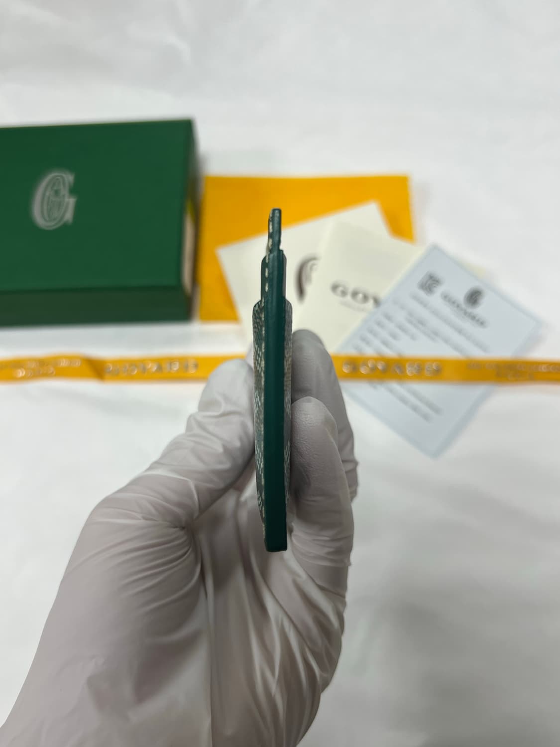 [정품] 새상품급 / 고야드 생쉴피스 카드 홀더 그린 상품이미지7