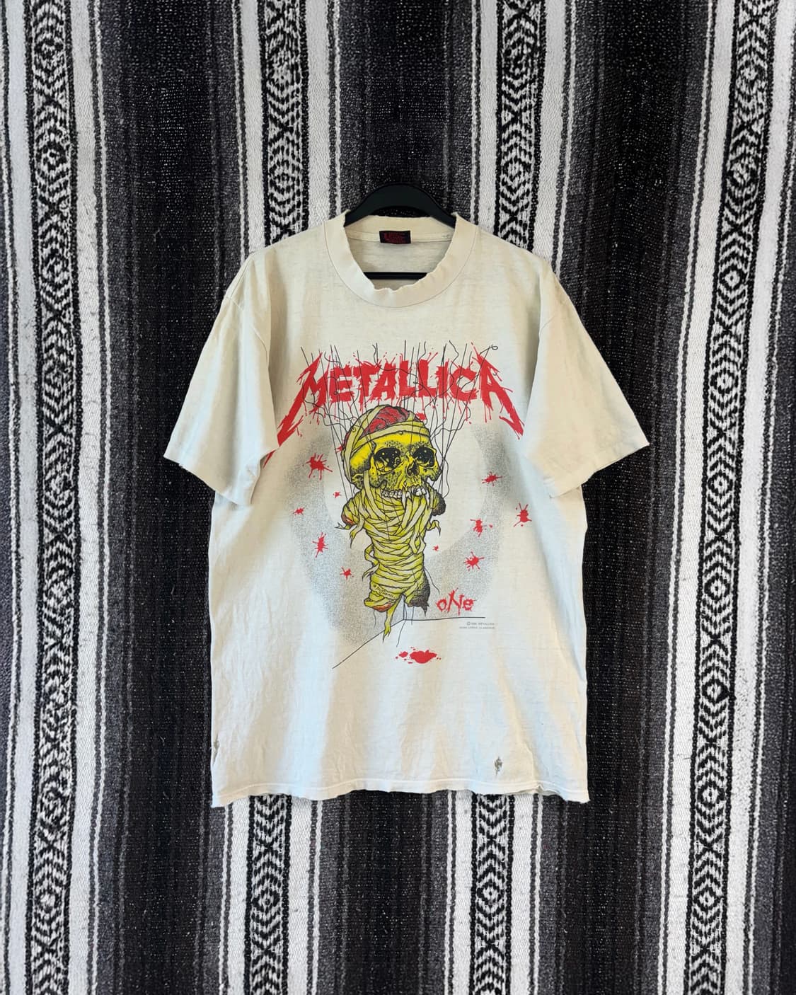 80s metallica Landmine 반팔 티셔츠 상품이미지1