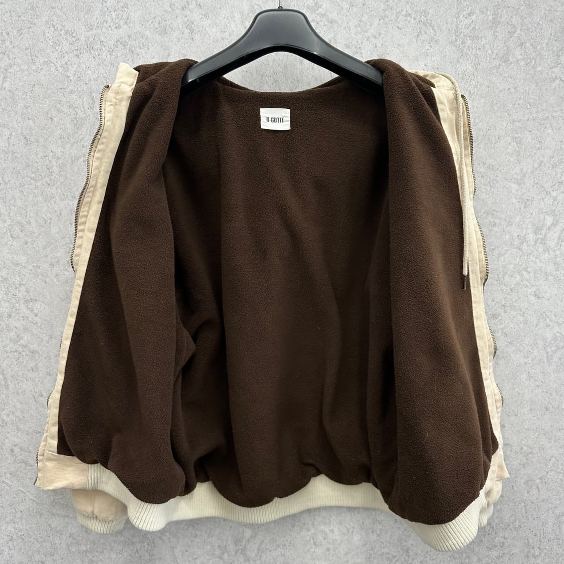 100 남자 루즈핏 칼하트맛 코튼 후드 점퍼 상품이미지3