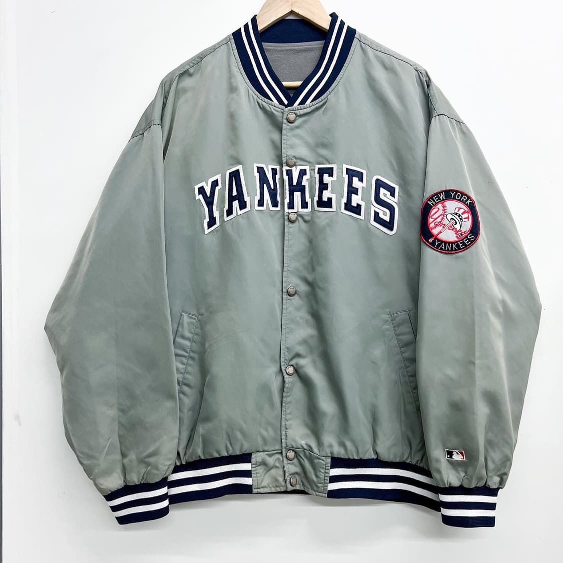 WWS 90s 뉴욕양키즈 아치로고 바시타자켓 상품이미지3