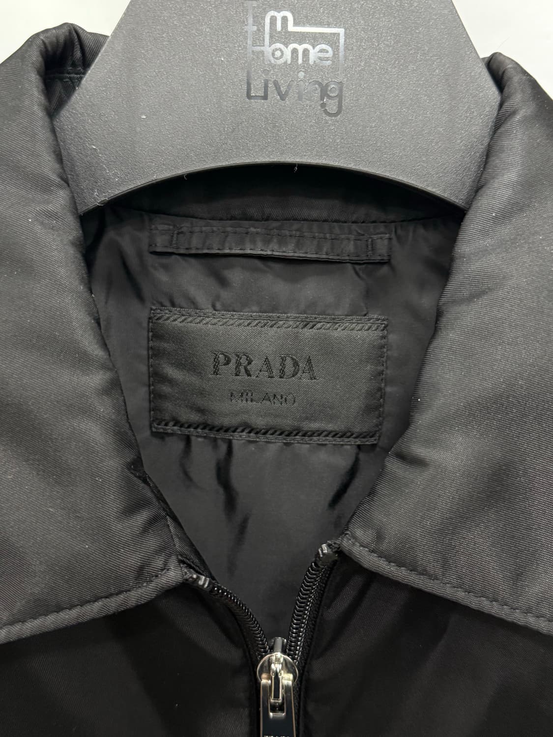 프라다 리나일론 카라 블루종 자켓 M사이즈 상품이미지3