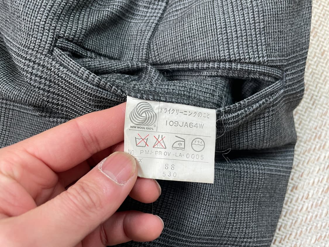 제이프레스 그레이 울 슬렉스  J03814 상품이미지8