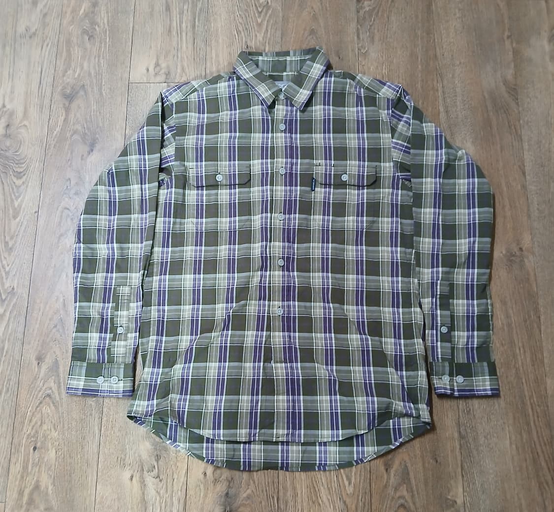 미즈노 아웃도어 체크 셔츠 상품이미지1