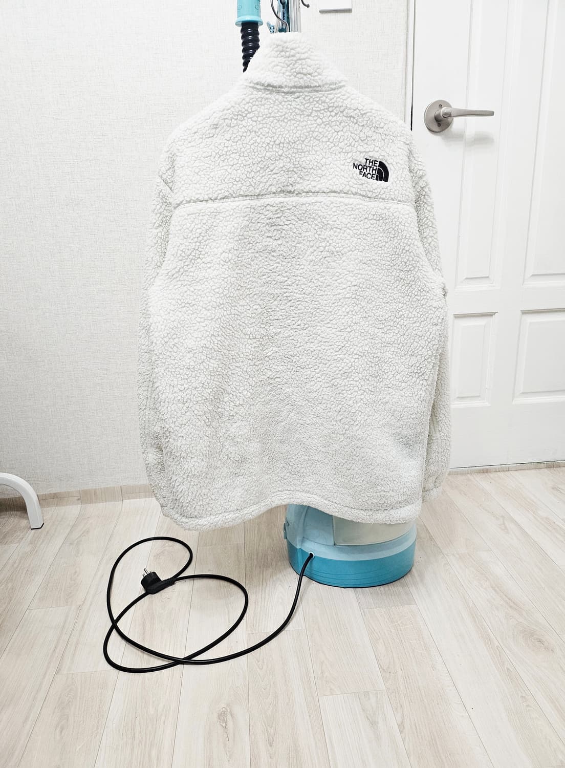 (95~100)M☆초대장급☆노스페이스 화이트라벨[화이트] 쉐르파후리스점퍼 상품이미지6