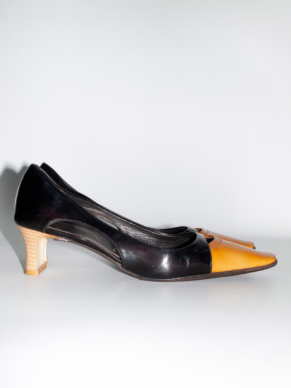 Patent Leather Block-heel Pumps 상품이미지4