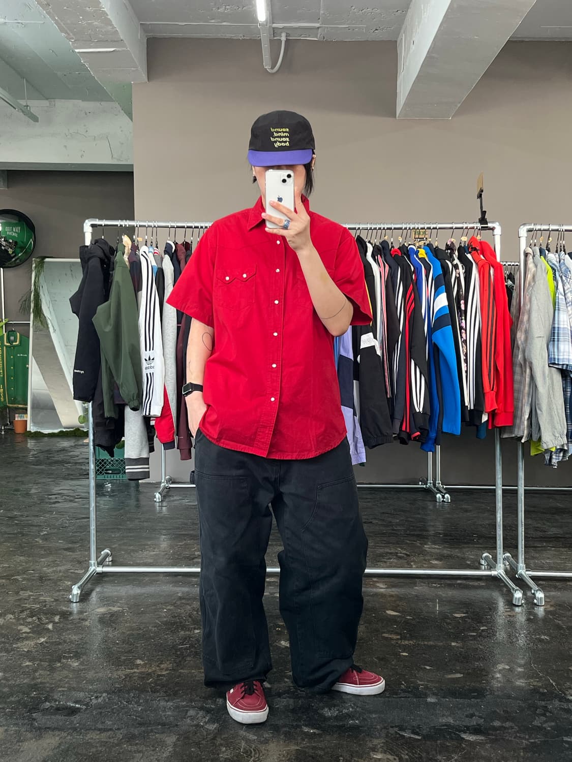 랭글러 웨스턴 반팔 셔츠 상품이미지3