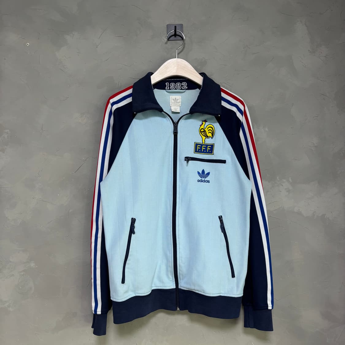 아디다스 파이어버드 프랑스 져지 트랙탑 하늘 네이비 상품이미지1