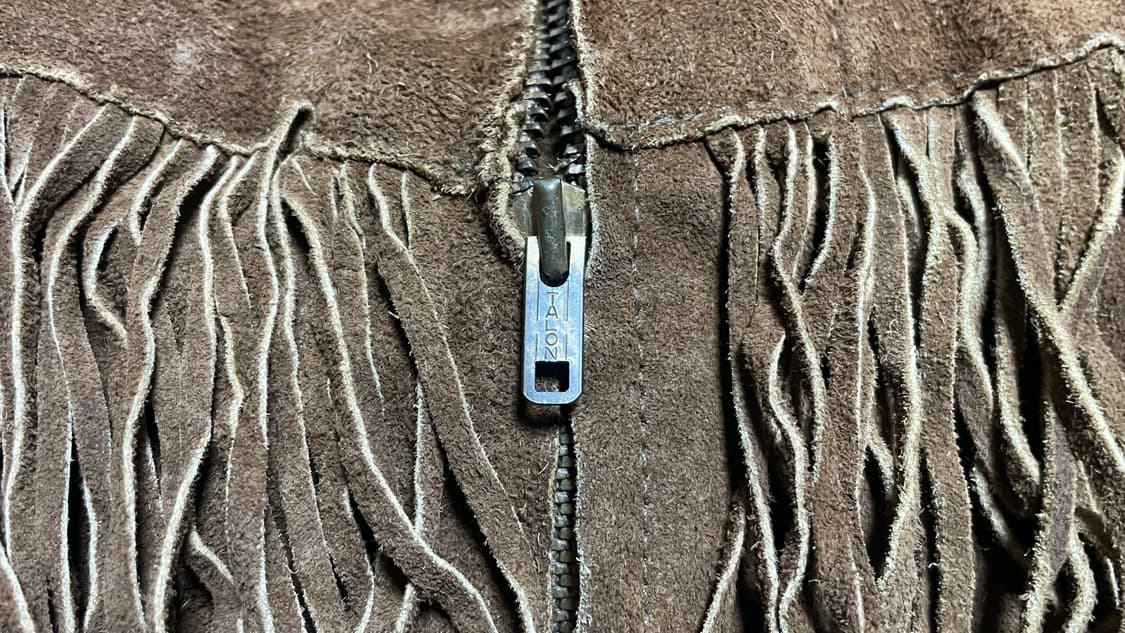 USA 60s~70s 미국빈티지 웨스턴 히피 리얼 스웨이드 프린지 자켓 상품이미지9