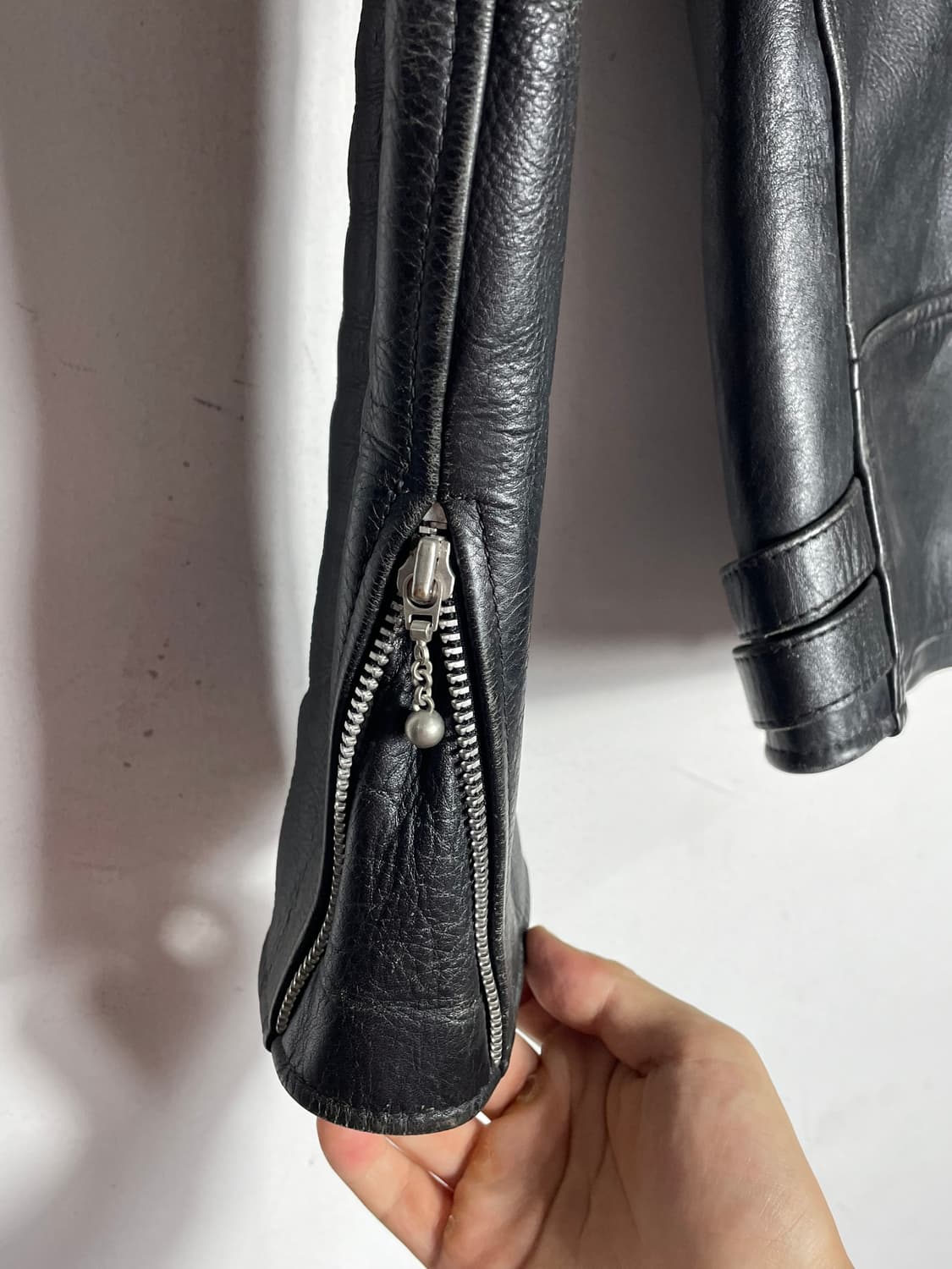 FAST LANE 패스트 레인 블랙 가죽 라이더 자켓 상품이미지6