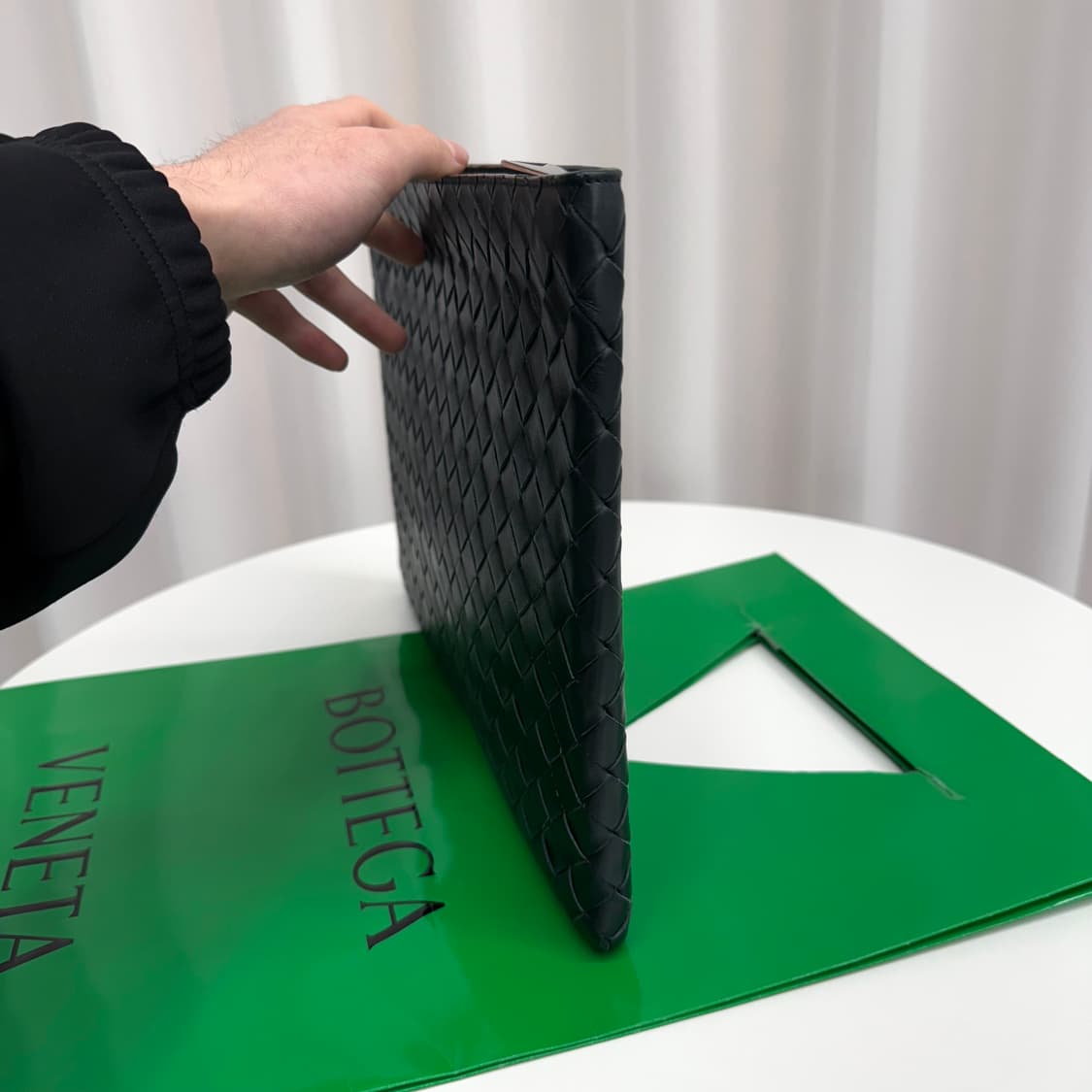 [정품] 보테가베네타 인트레치아토 투톤 클러치 상품이미지5