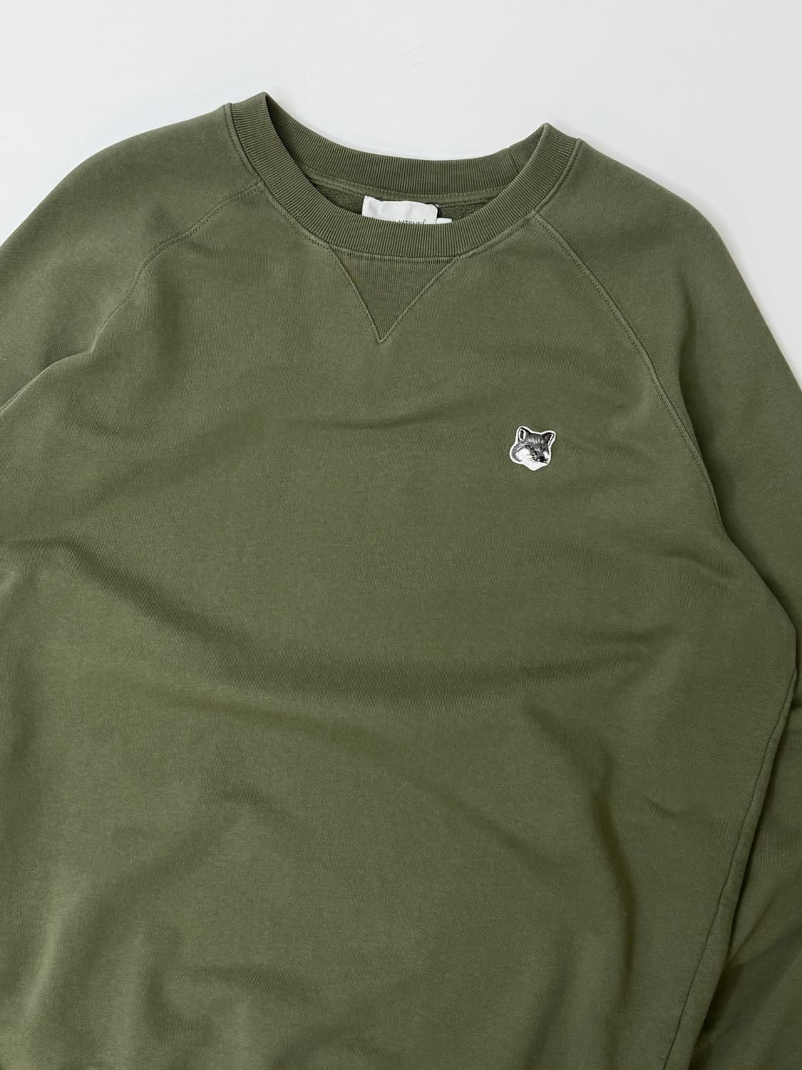 Maison Kitsune 메종키츠네 폭스 헤드 와펜 스웻셔츠  상품이미지1