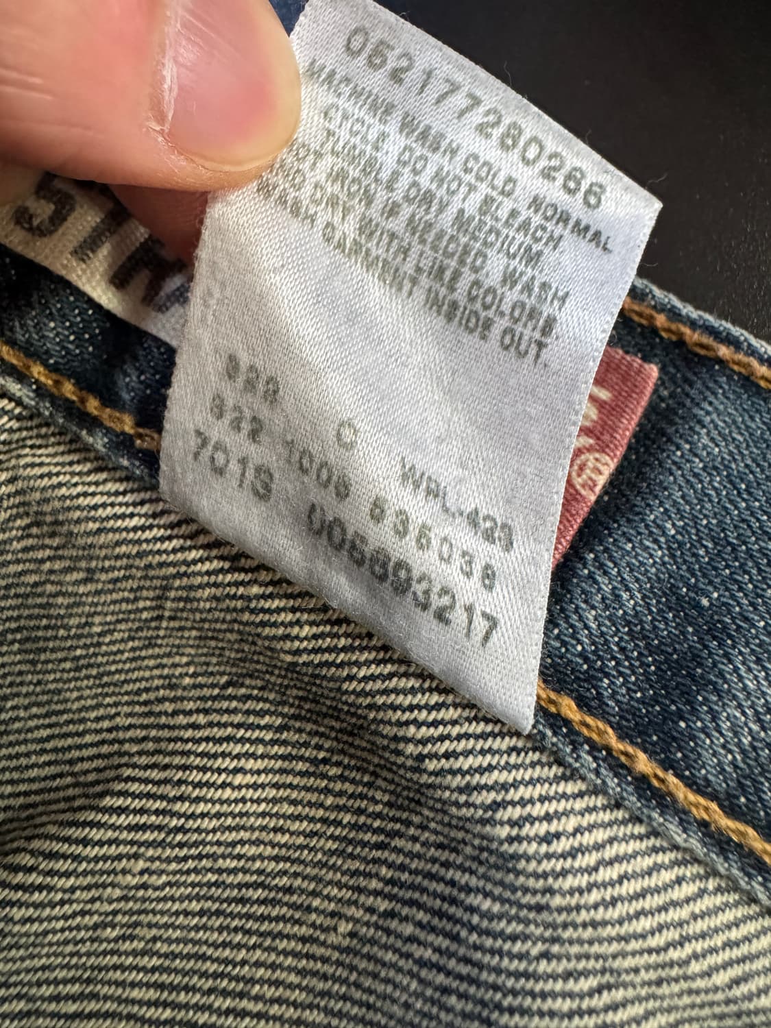 희귀!! 리바이스 569 루즈 스트레이트 빈티지 워싱 데님팬츠 상품이미지5