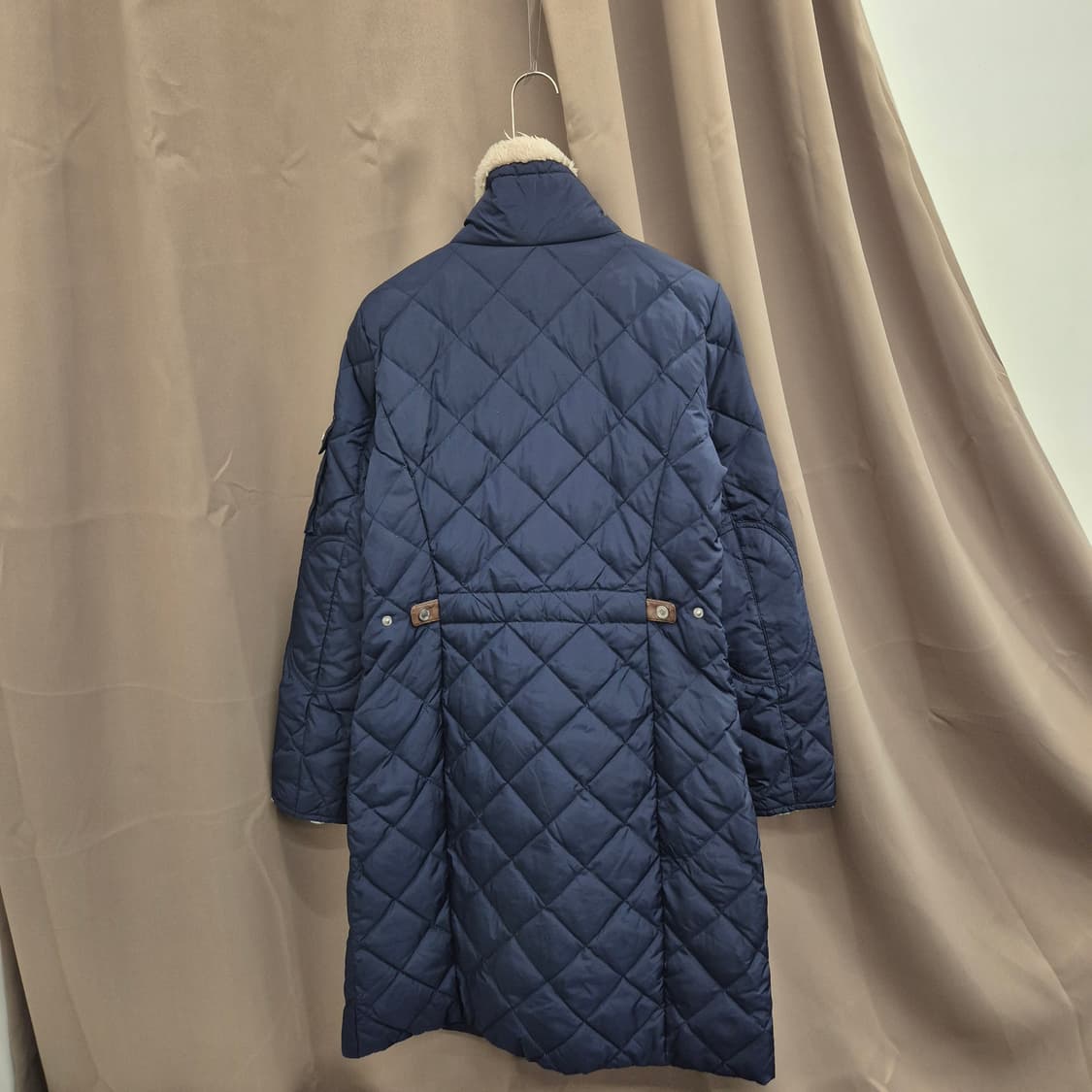 랄프로렌 다운 퀄팅 롱 코트 2XS 상품이미지7