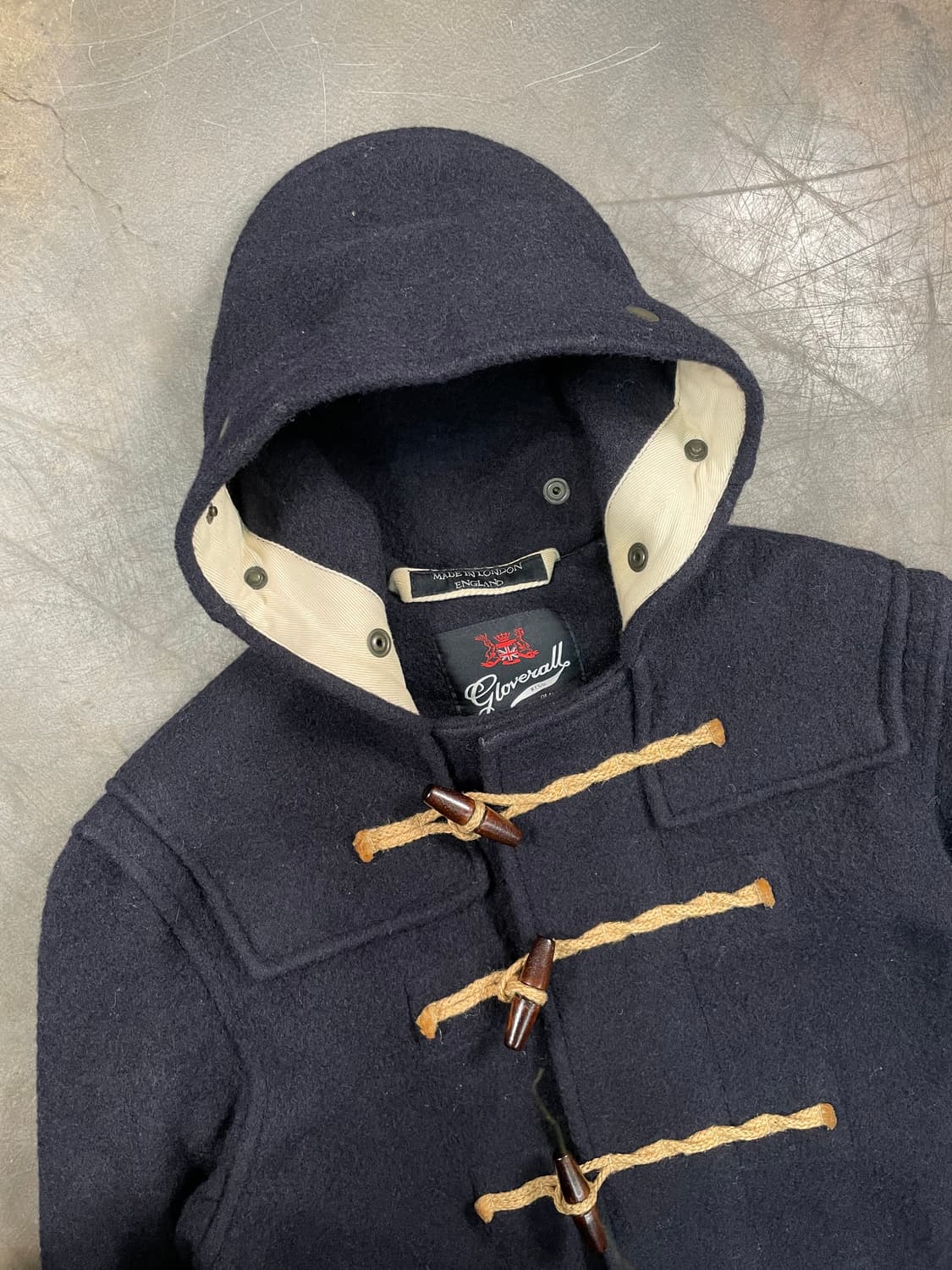 글로버올 울 더플 코트 상품이미지3