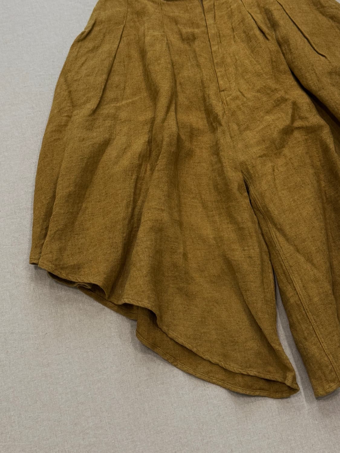 캐피탈 린넨 사선 와이드 스커트 팬츠 상품이미지5