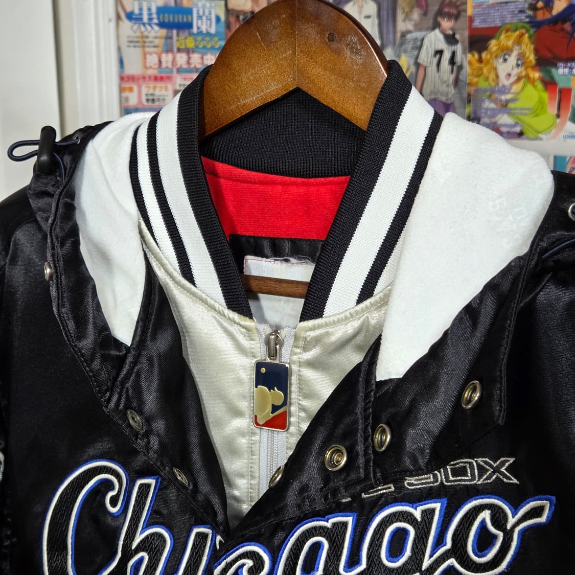 00S 엠엘비 시카고 레이어드 후드 스타디움 바시티 상품이미지6