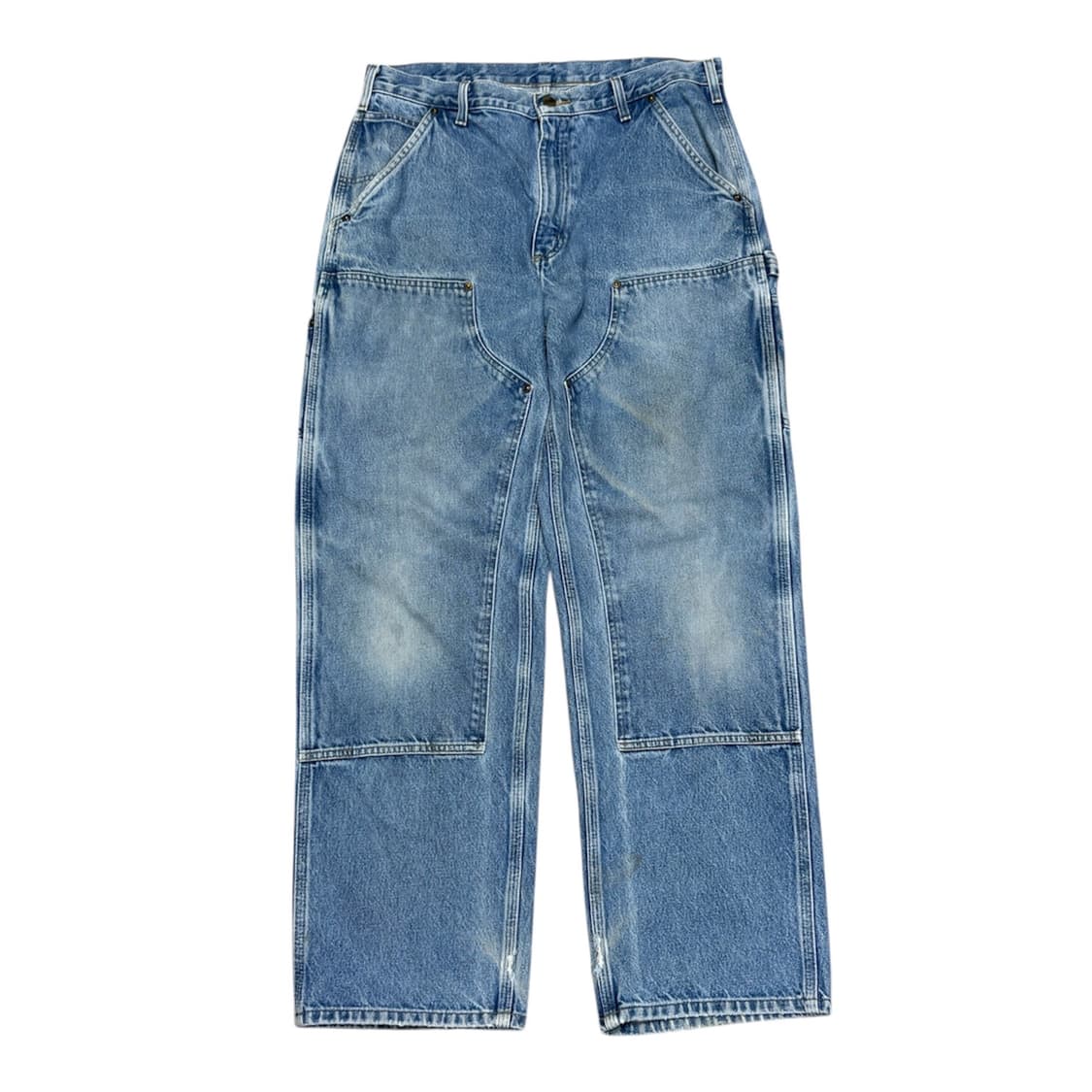 빈티지 칼하트 B73 더블니 연청 faded 상품이미지1