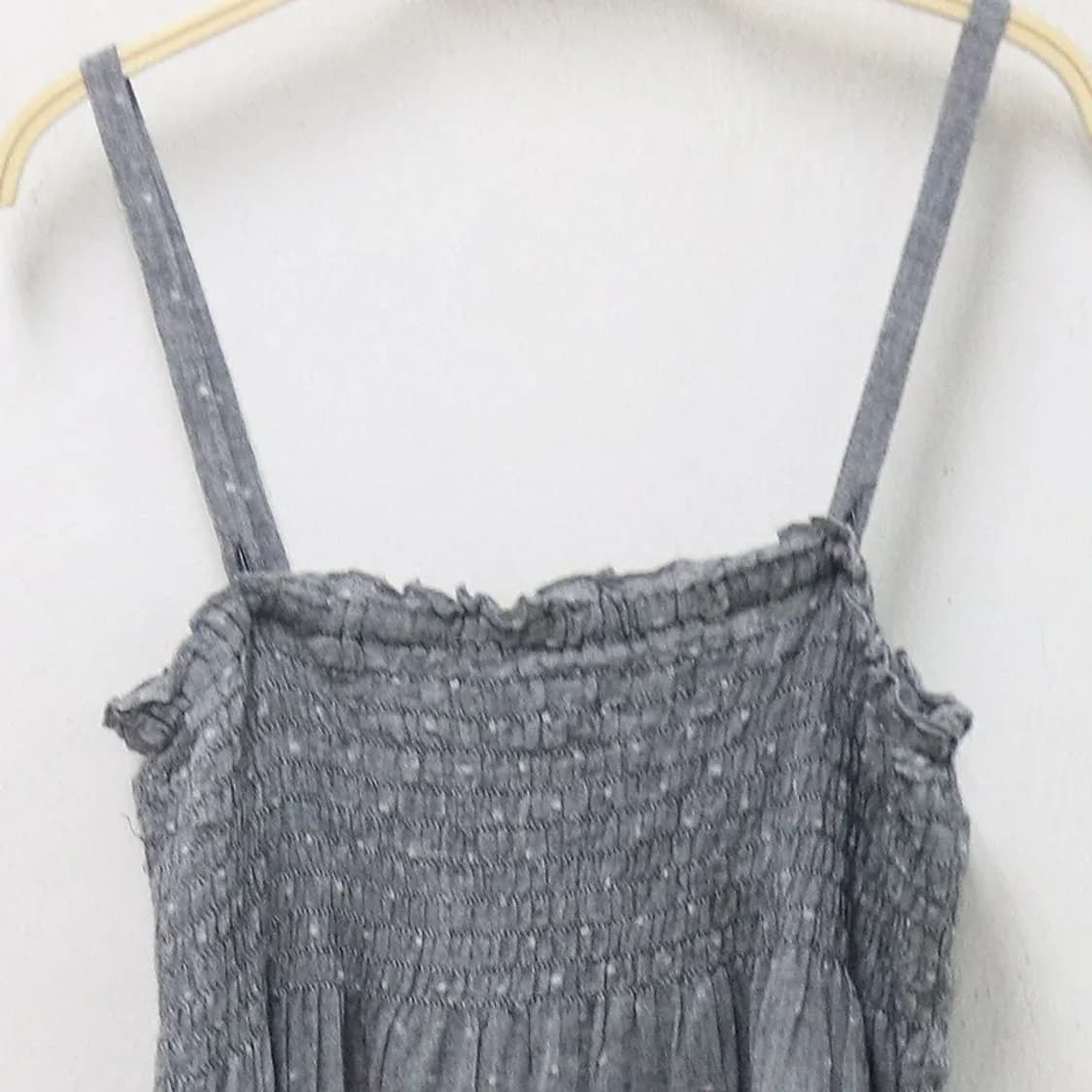 스모크 밴딩 끈 원피스 66057 상품이미지3