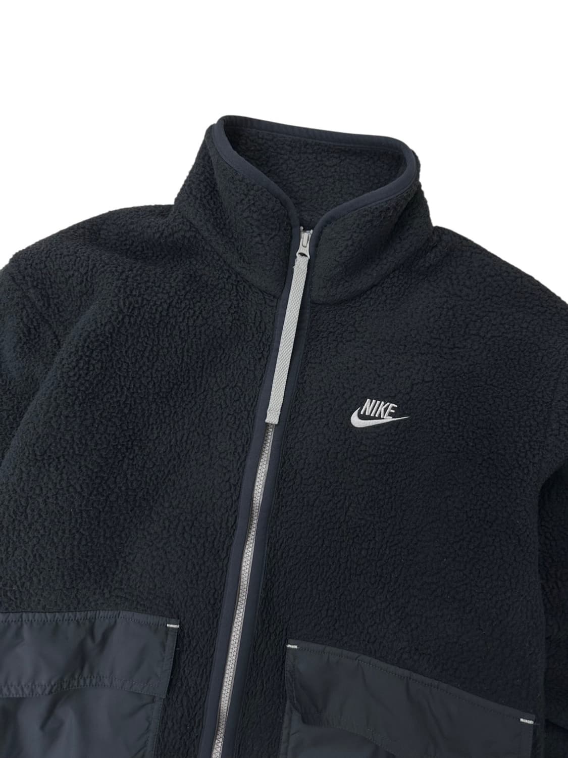 나이키 기모 후리스 플리스 집업 블랙 (M) 상품이미지3