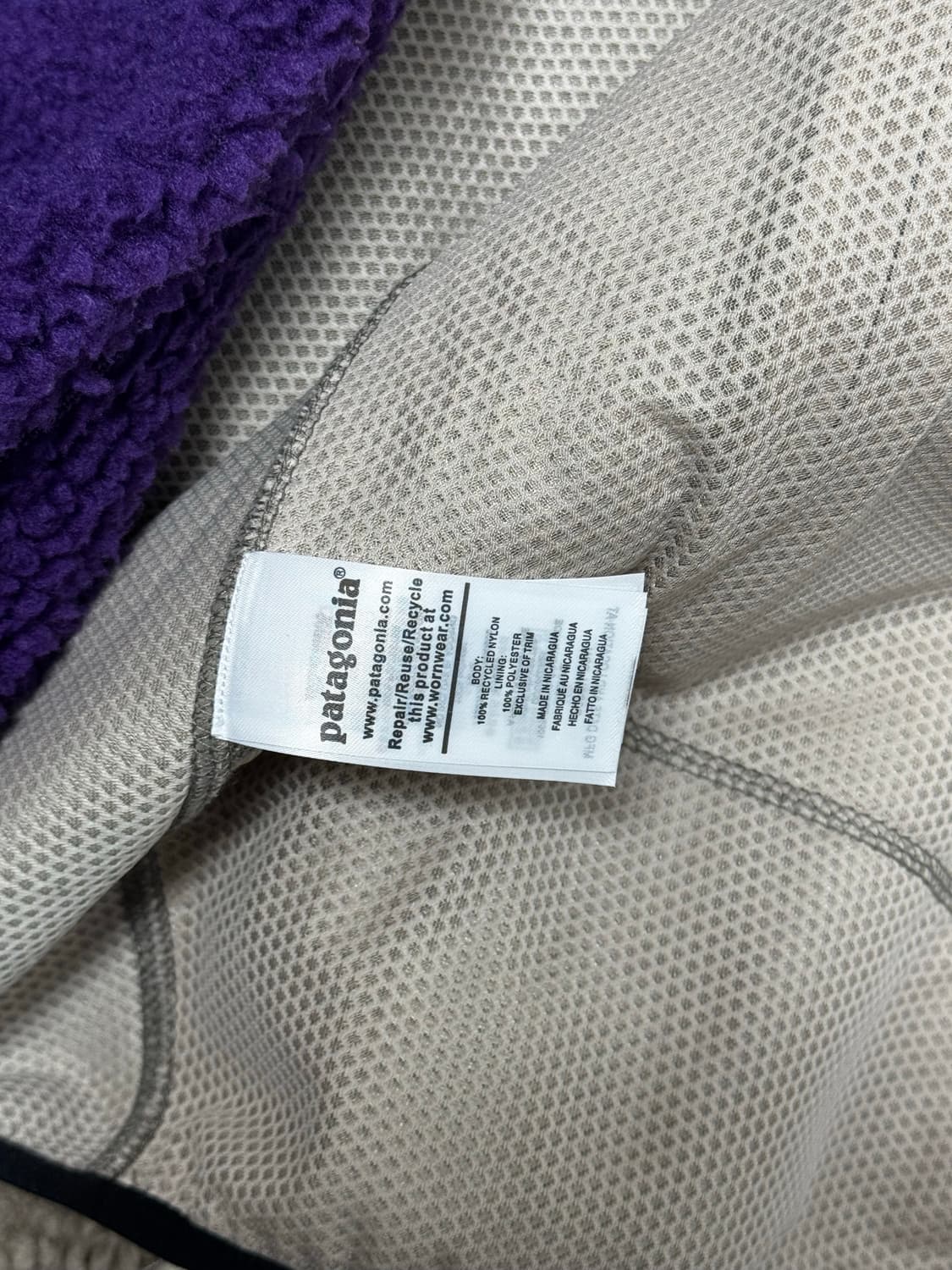 XL 파타고니아 레트로 플리스 자켓 베이지 상품이미지4