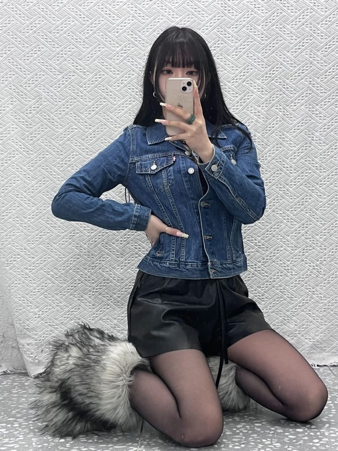 리바이스 레트로 Y2K 00's 캐주얼 데님자켓 S C09943 상품이미지2