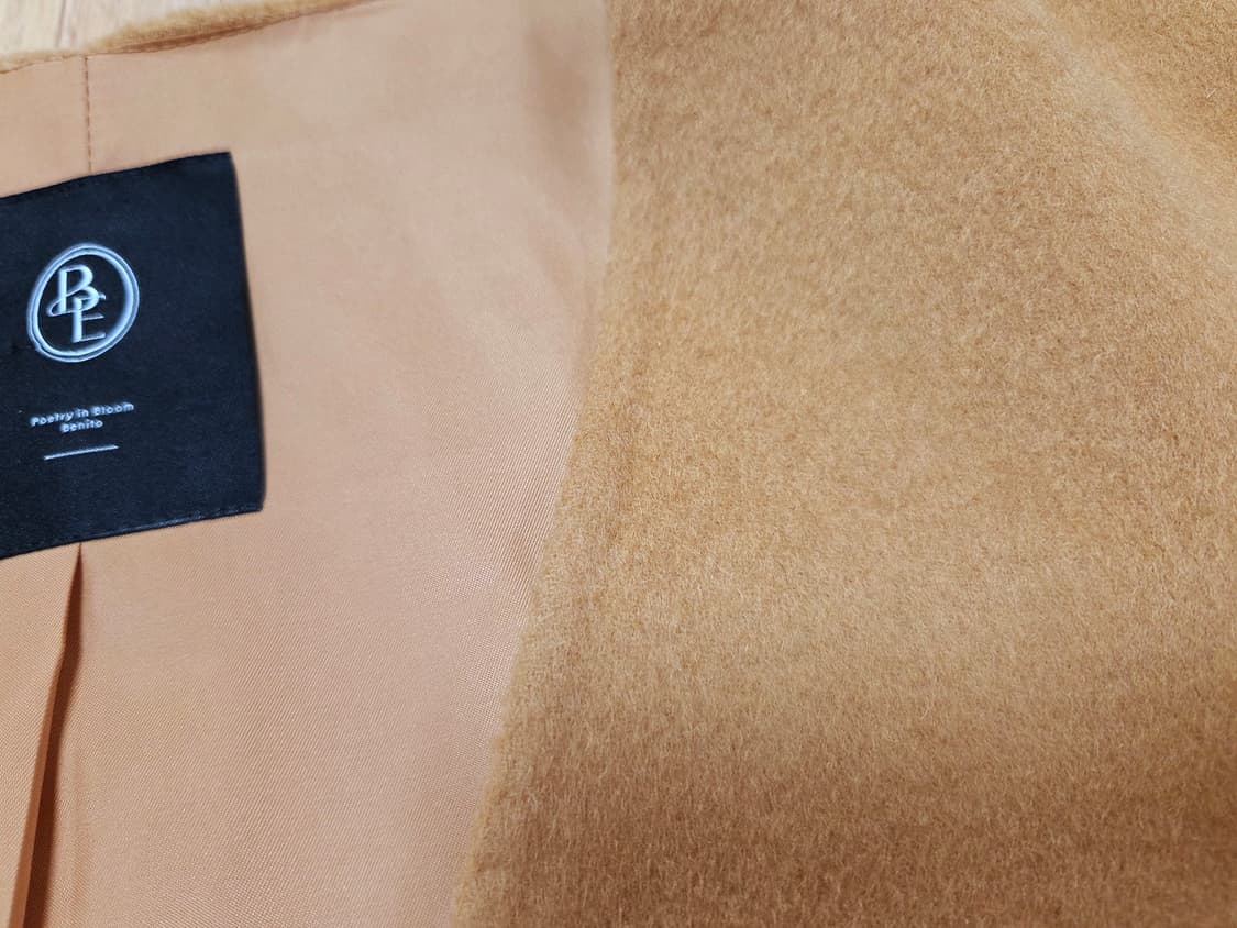 베니토(BENITO) 레아나 울100 노카라 하프코트 프리사이즈 새상품 상품이미지4