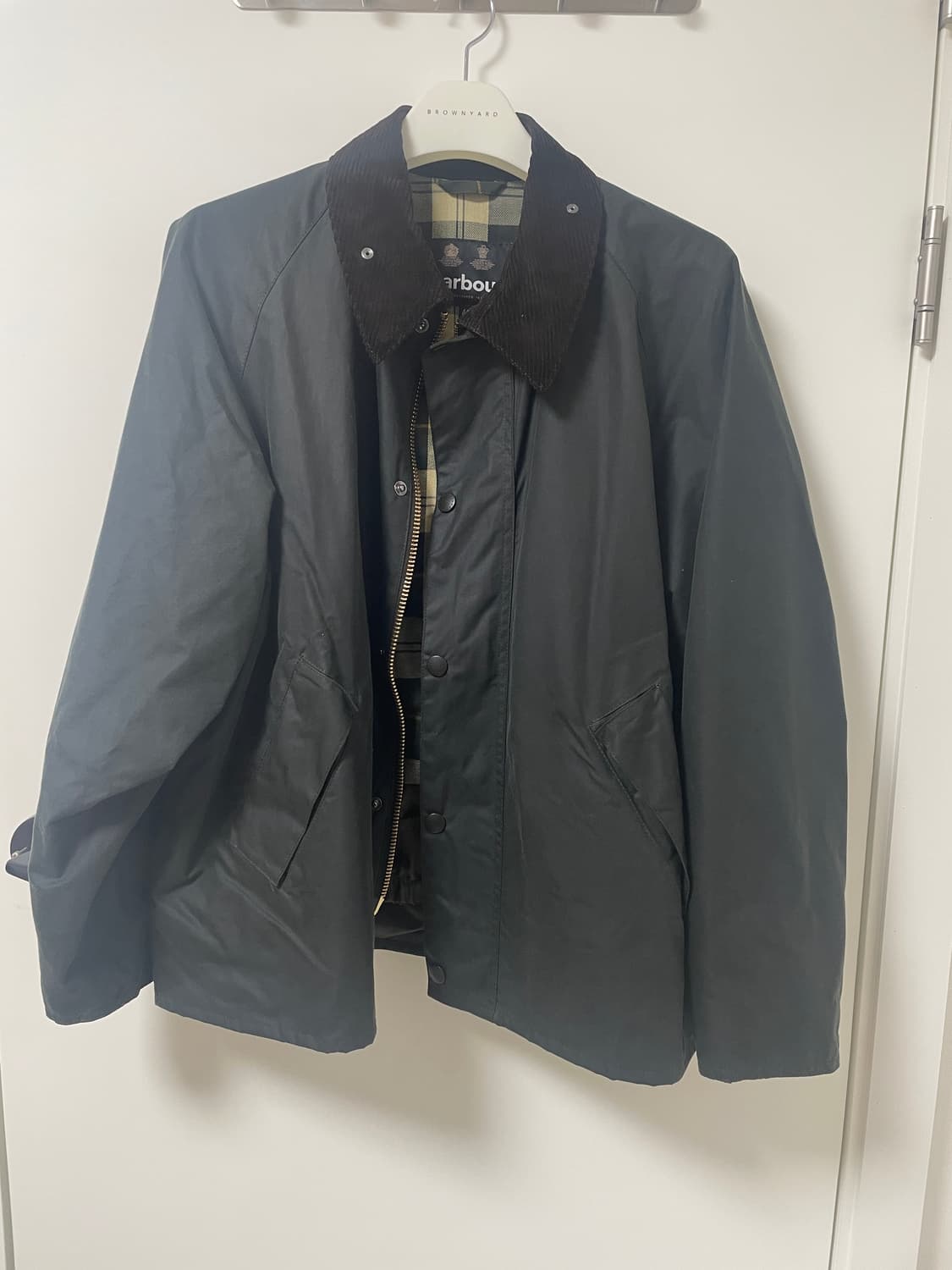 [42] 바버 트랜스포트 자켓 세이지 그린 상품이미지1