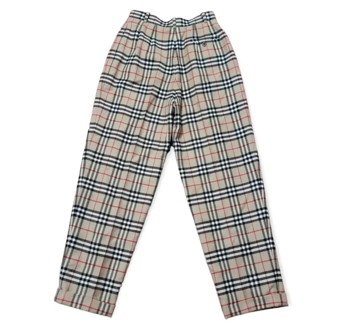 (25) 버버리바지 버버리체크바지 버버리팬츠 하이웨스트 상품이미지6