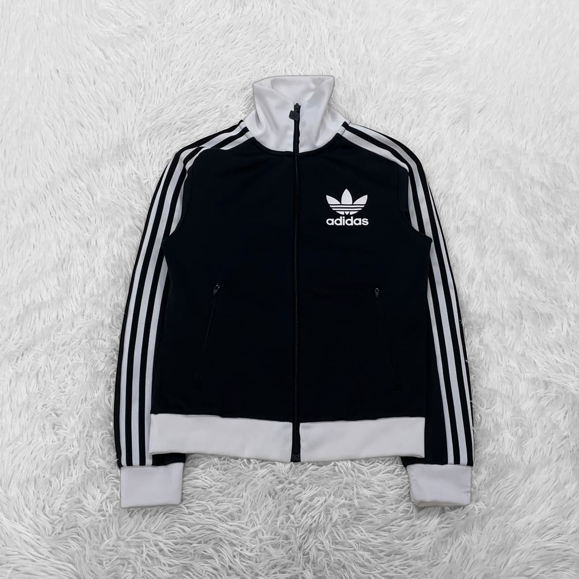 아디다스 베켄바우어 트랙탑 져지 블랙 화이트 상품이미지3