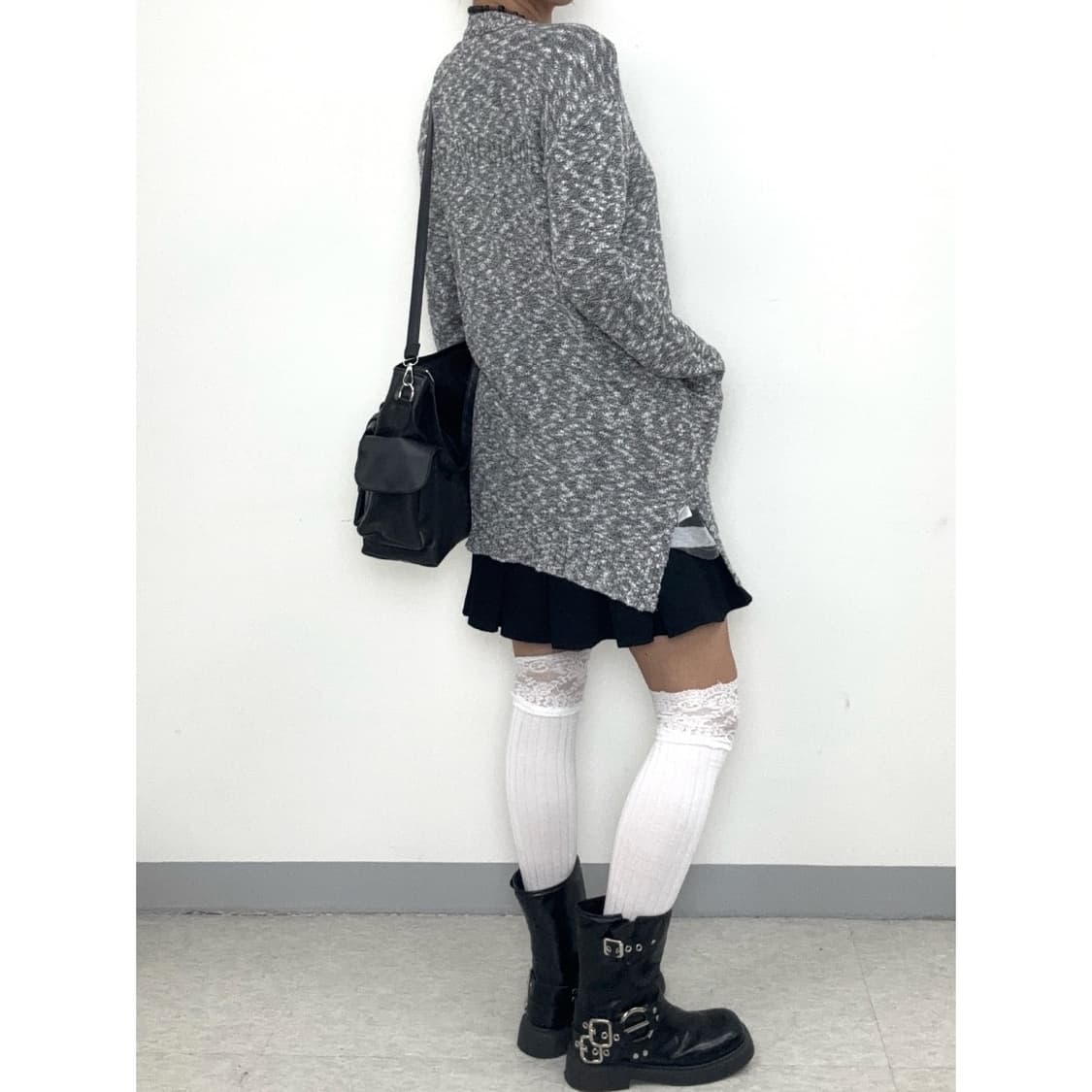 빈티지 락시크 그레이 가디건 상품이미지3