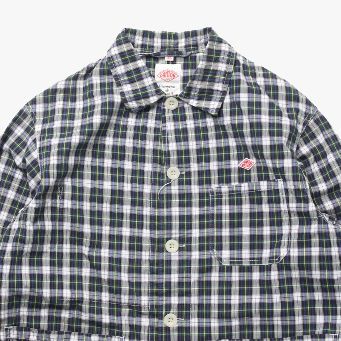  DANTON "Check Shirts Jacket" 상품이미지2